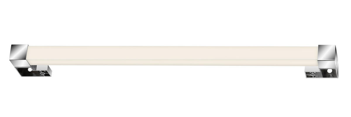 RÁÉPÍTHETŐ LÁMPA LED izzó  - krómszínű, Basics, műanyag (6,7/2,8/52,5cm)