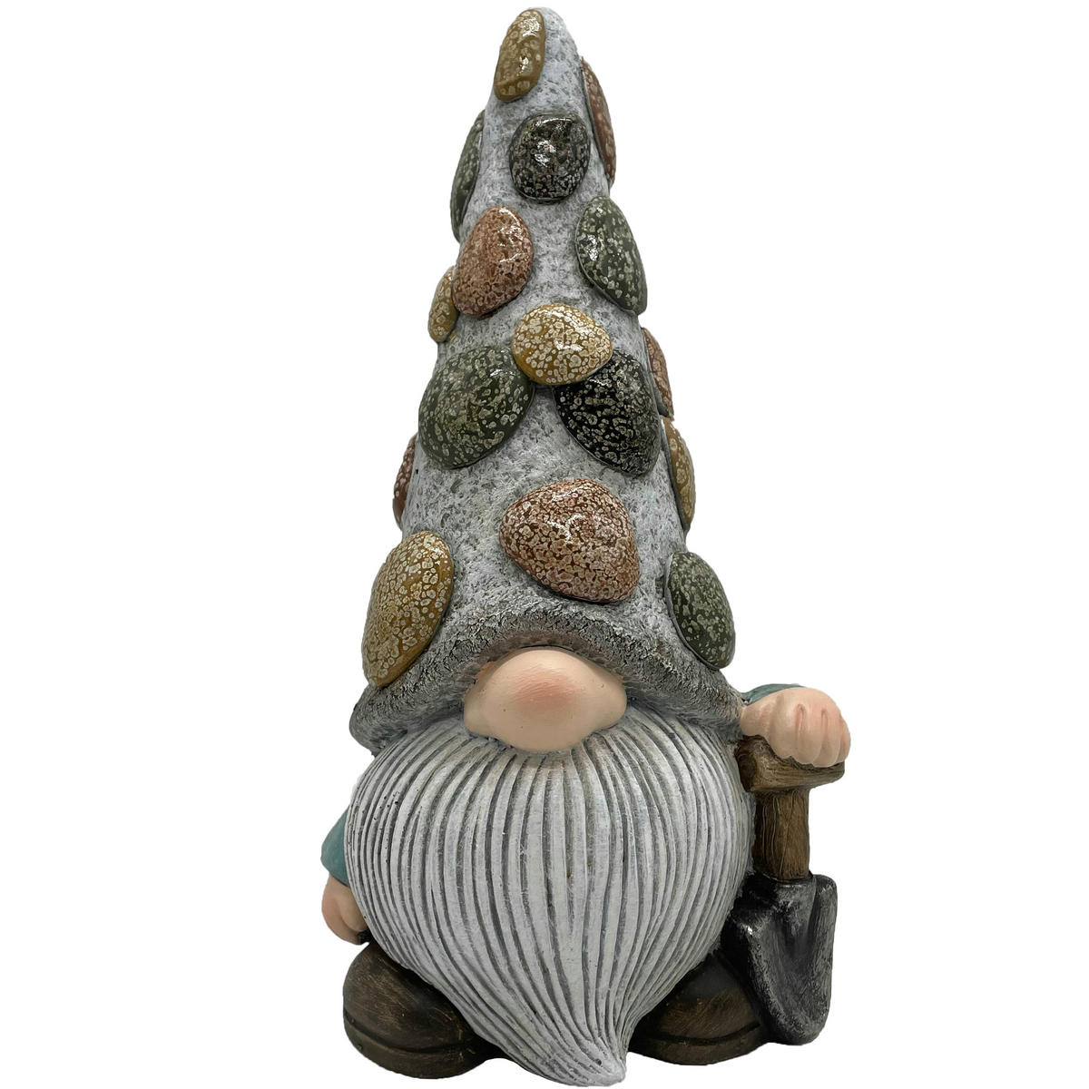 GNOM DECORATIV - maro/verde, Lifestyle, piatră (18/33/14cm)