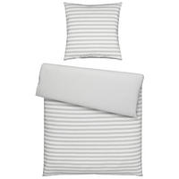 WENDEBETTWÄSCHE Jersey 135/200 cm  - Silberfarben, KONVENTIONELL, Textil (135/200cm) - Bio:Vio