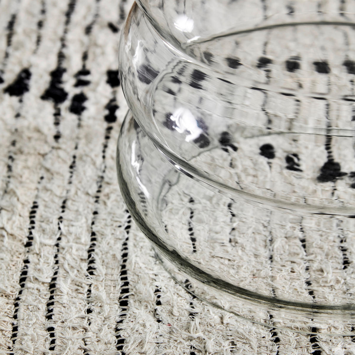 BEISTELLTISCH 39/39/42 cm Transparent rund  - Transparent, Design, Glas (39/39/42cm) - Livetastic