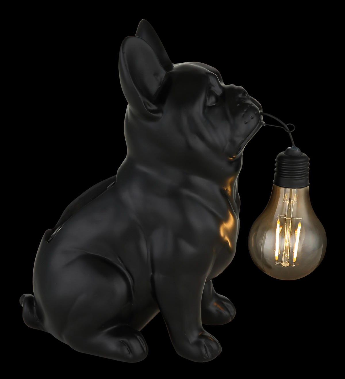 SOLARLEUCHTE Greenday 23/11,8/23,5 cm  - Schwarz/Orange, Design, Kunststoff (23/11,8/23,5cm) - Globo