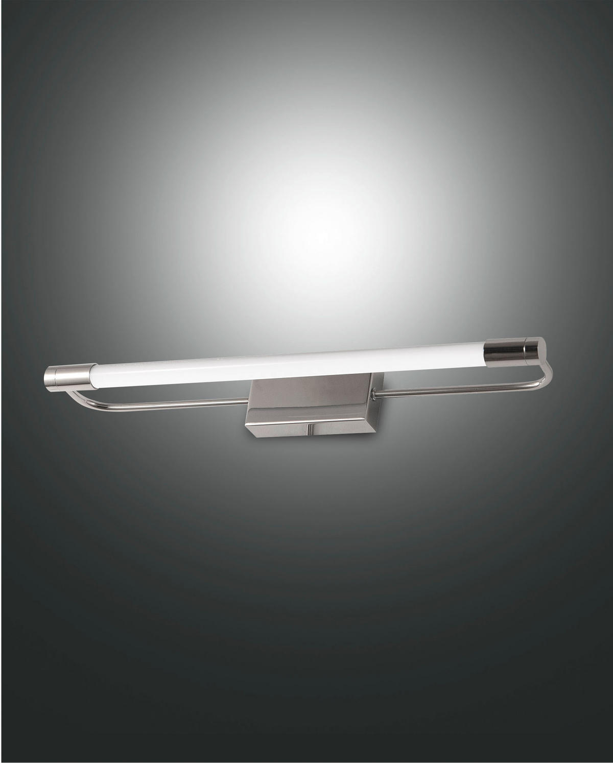 BADEZIMMER-WANDLEUCHTE - Chromfarben, Design, Kunststoff/Metall (40/5/8cm) - Fabas Luce
