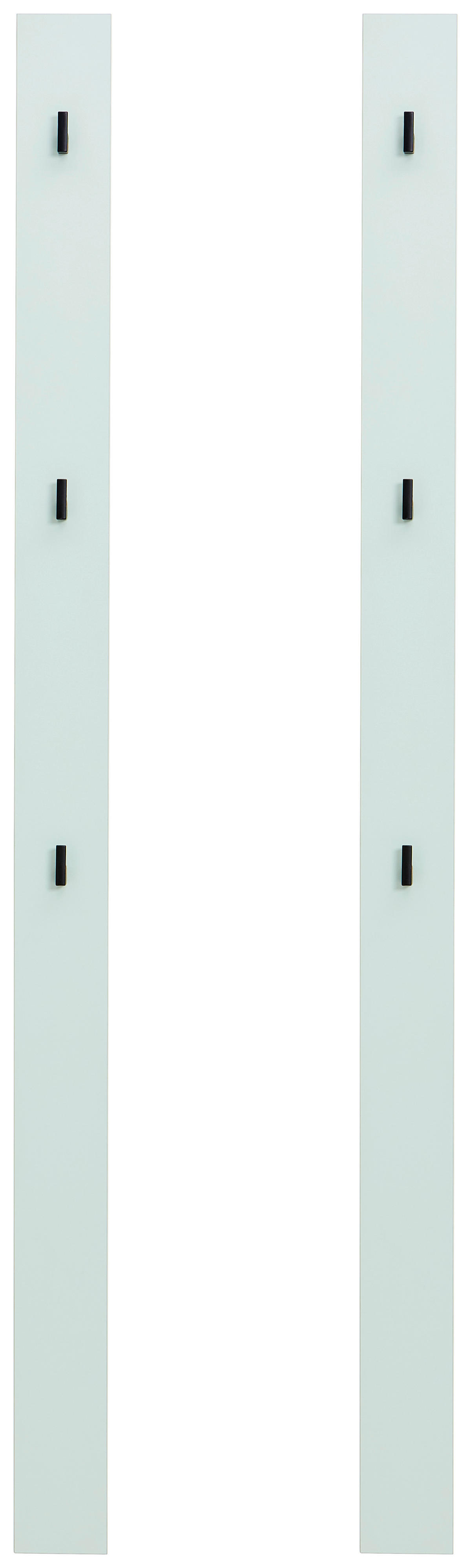 GARDEROBENPANEEL 2 Stück  in 10/163/1,6 cm  - Salbeigrün, MODERN, Holzwerkstoff (10/163/1,6cm) - Hom`in