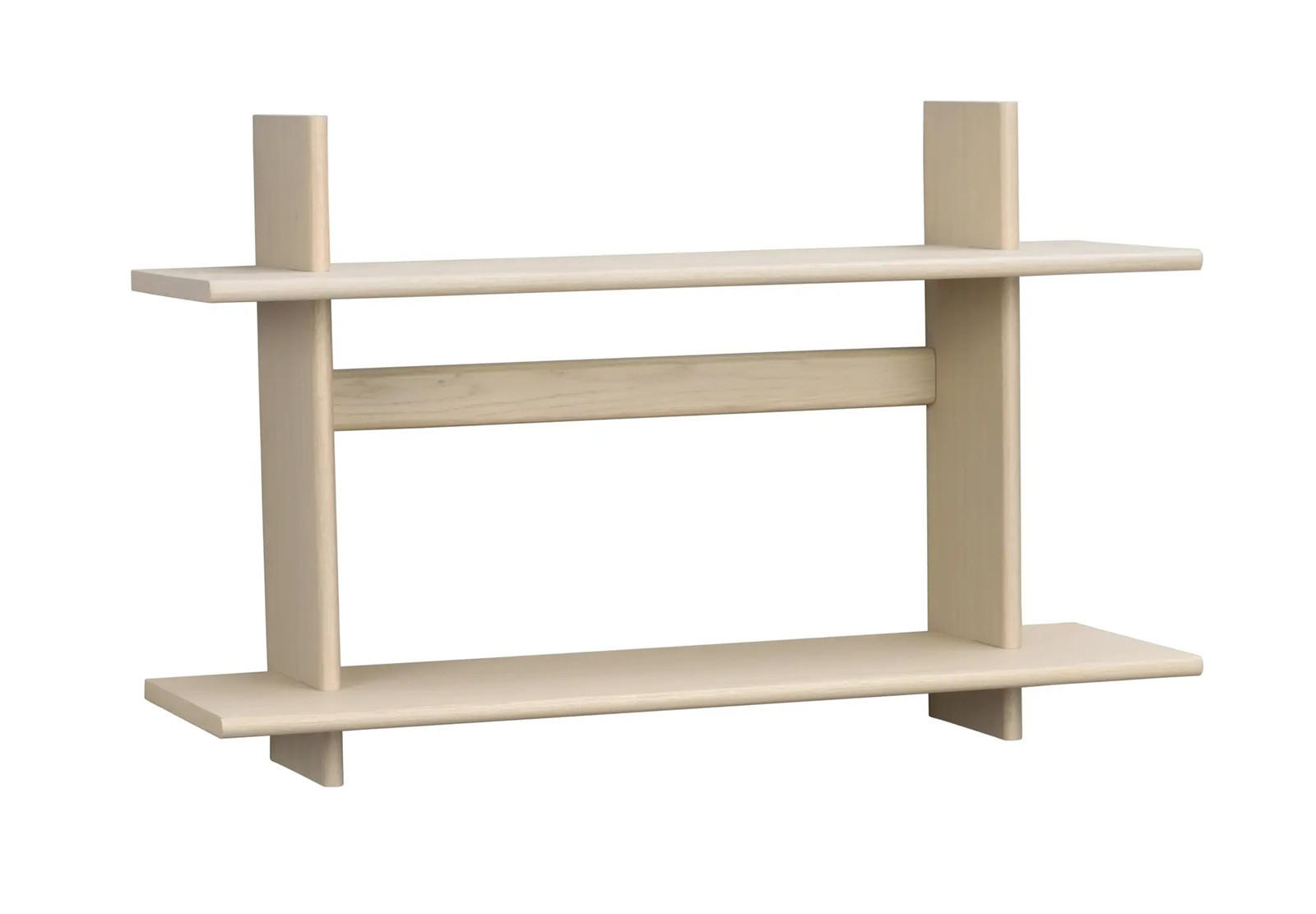 VÄGGHYLLA 75/48/25 cm  - ek Bianco, Klassisk, trä (75/48/25cm) - Rowico