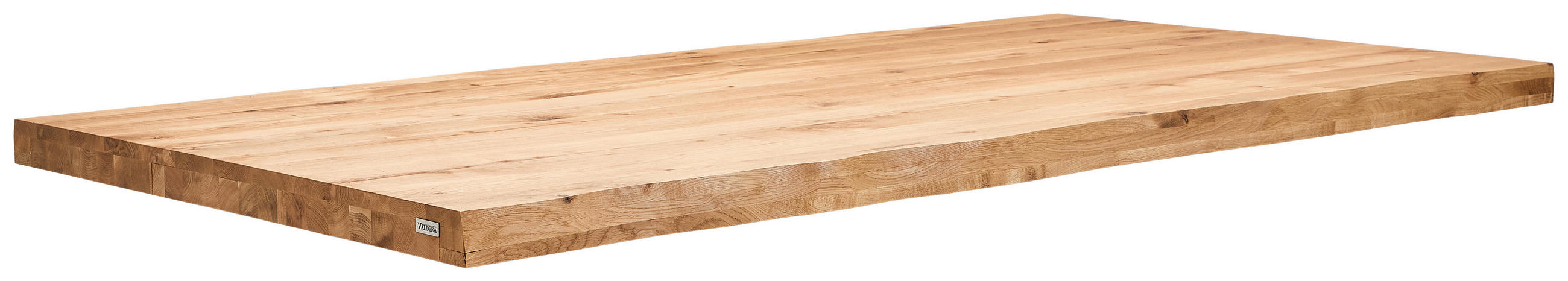TISCHPLATTE in Holz 160/90/6 cm  - Eichefarben, Natur, Holz (160/90/6cm) - Valdera