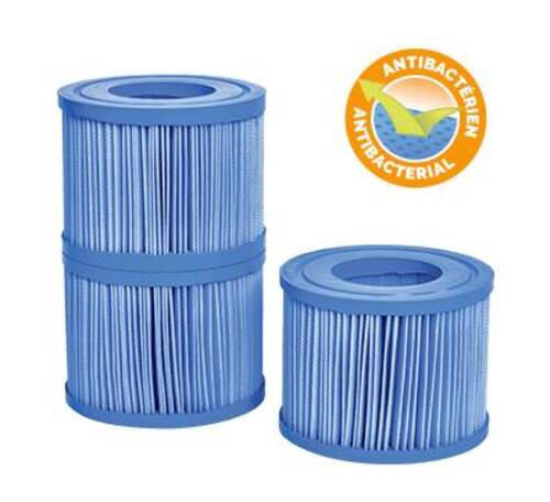 WHIRLPOOL-FILTERKARTUSCHE  - Blau, Basics, Papier/Kunststoff (10,5/8cm)
