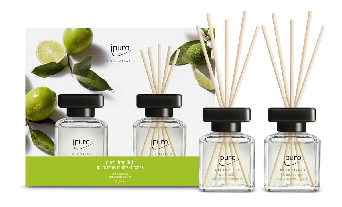 DIFFUSER 100 ml Limette  - Basics, Glas (100ml) - Ipuro