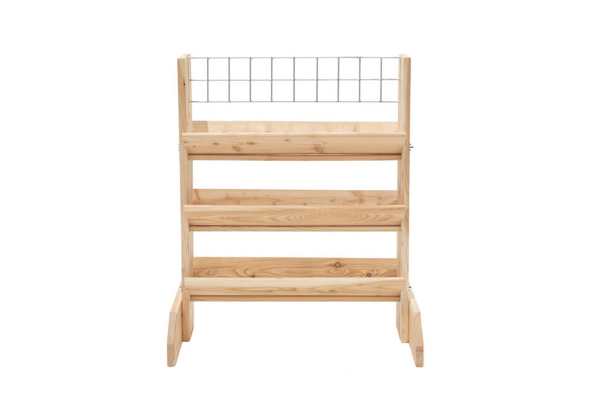 GARTENREGAL Holz  - Lärchefarben, Basics, Holz (80/95/50cm) - Ambia Garden