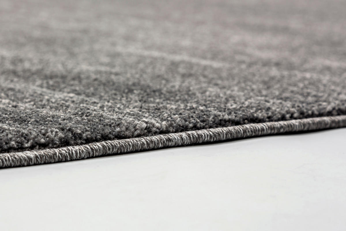 WEBTEPPICH 160/230 cm Balance Dunkelgrau  - Dunkelgrau, Basics, Textil (160/230cm) - Schöner Wohnen