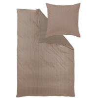 POSTELJNINA FERRARA 200/200 cm damast rjava  - rjava, Konvencionalno, tekstil (200/200cm) - Curt Bauer