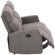 2-SITZER-SOFA Mikrofaser Grau  - Schwarz/Grau, KONVENTIONELL, Kunststoff/Textil (127/105/93cm) - Xora