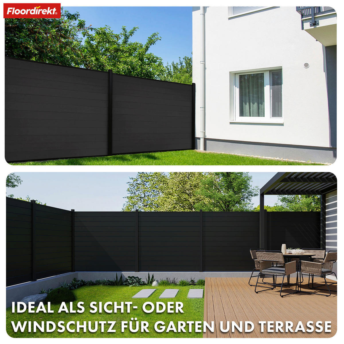 SICHTSCHUTZ - Basics (180/180cm) - Floordirekt