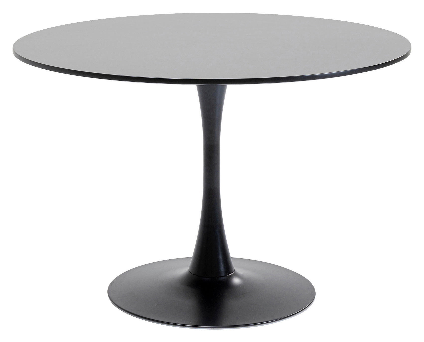 ESSTISCH in Holzwerkstoff 110/110/74 cm  - Schwarz, Design, Holzwerkstoff/Metall (110/110/74cm) - Kare-Design