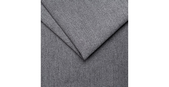 ECKSOFA Dunkelgrau Velours  inkl. Bettkasten, Schlaffunktion, Rücken echt, Kopfteilverstellung, Liegefläche im Originalstoff  - Dunkelgrau/Schwarz, KONVENTIONELL, Textil/Metall (217/255cm) - Carryhome
