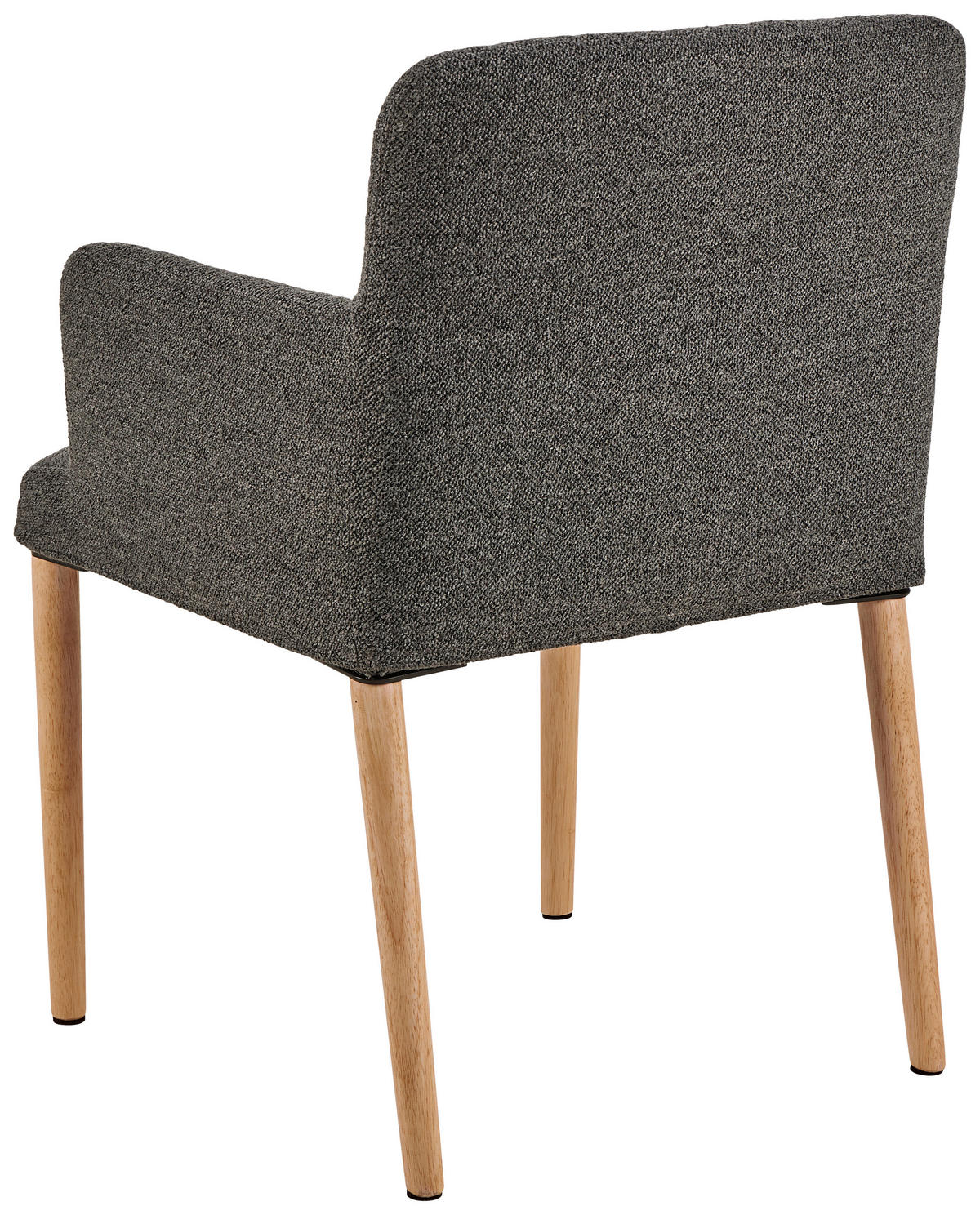 ŽIDLE S PODRUČKAMI, buklé, antracitová - přírodní barvy/antracitová, Design, dřevo/textil (56/83/60cm) - MID.YOU