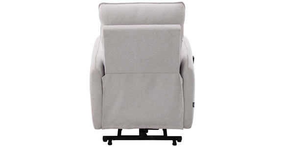 RELAXSESSEL Leinenoptik    - Schwarz/Naturfarben, Design, Textil/Metall (74/101/92cm) - Carryhome
