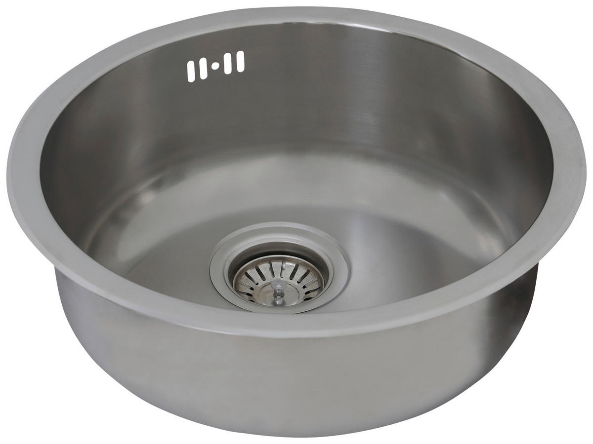 SPÜLE 1720PORTLAND446  - Edelstahlfarben, Trend, Metall (44,6/17/44,6cm) - Respekta