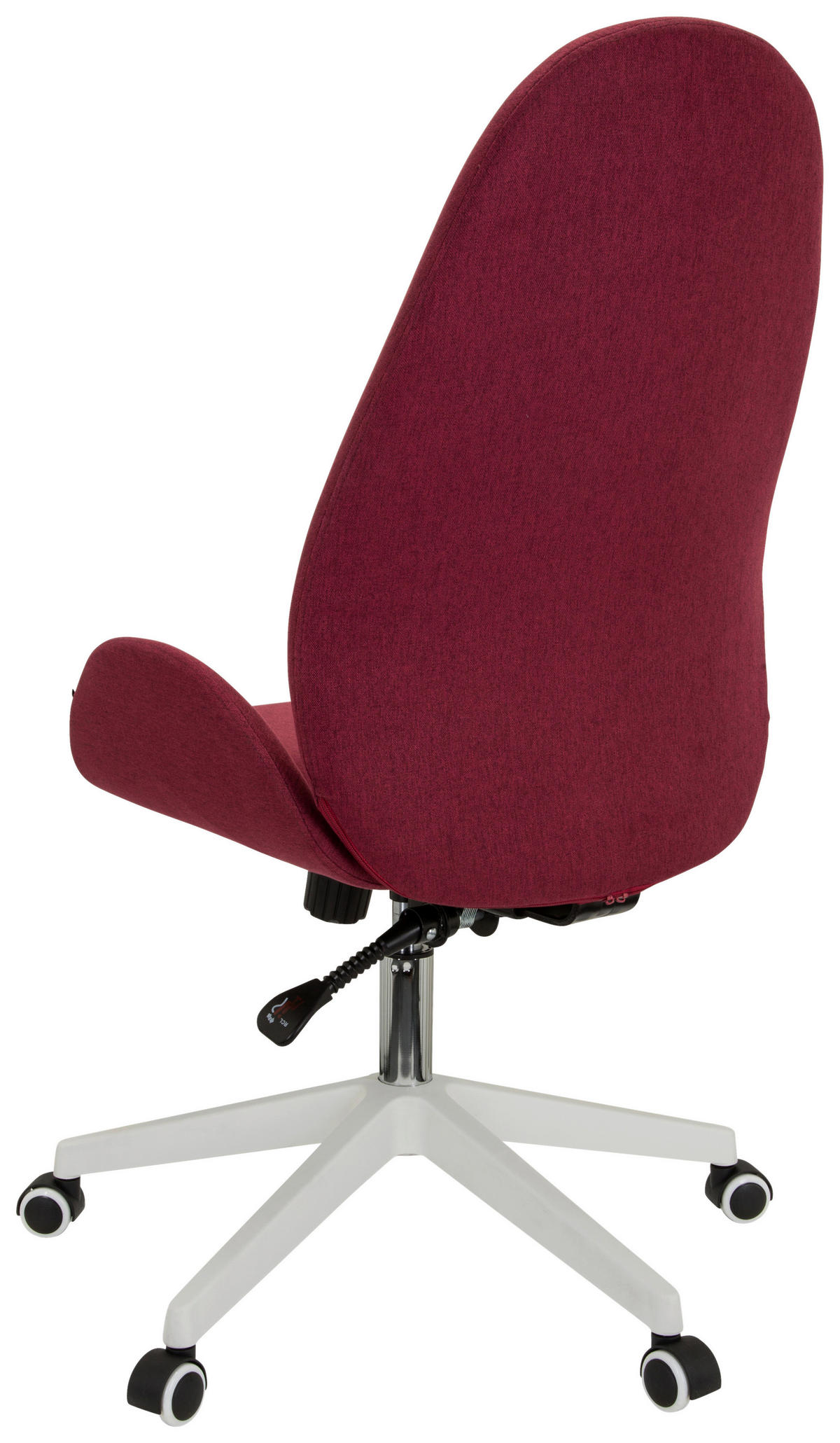 DREHSTUHL Flachgewebe Bordeaux  - Bordeaux/Weiß, Basics, Kunststoff/Textil (56/104/58cm) - MID.YOU