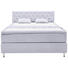 BOXSPRINGBETT 140/200 cm in Hellgrau - Hellgrau/Alufarben, KONVENTIONELL, Holzwerkstoff/Textil (140/200cm) - Elegando BOXSPRINGBETT 140/200 cm in Hellgrau - Hellgrau/Alufarben, KONVENTIONELL, Holzwerkstoff/Textil (140/200cm) - Elegando