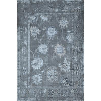 TKANÝ KOBEREC, modrá, tmavě šedá - modrá/tmavě šedá, Design, textil (200/290cm)