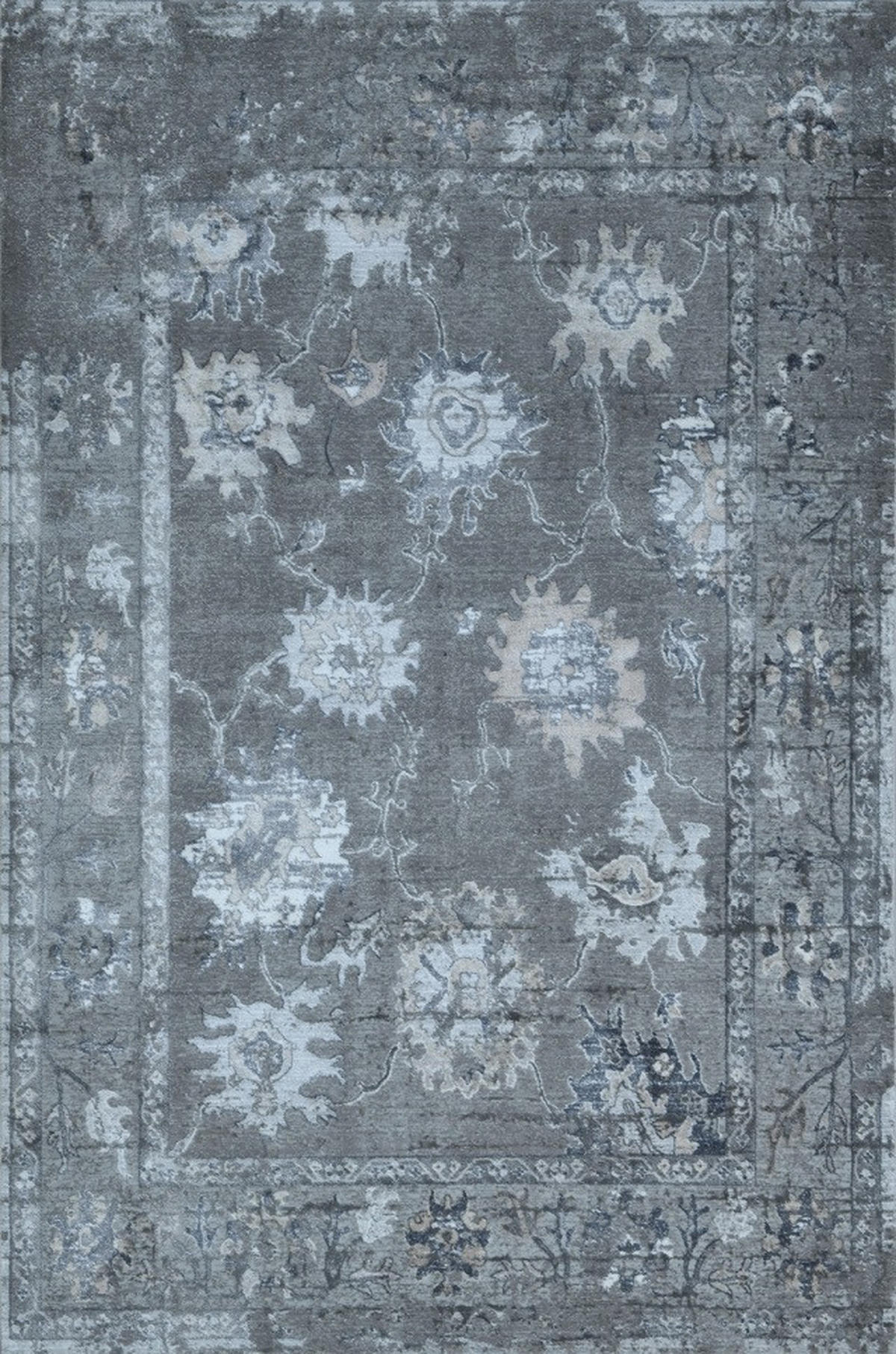 TKANÝ KOBEREC, modrá, tmavě šedá - modrá/tmavě šedá, Design, textil (200/290cm)