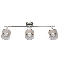 STRAHLER 80,7/10/19 cm   - Chromfarben/Grau, Basics, Kunststoff/Textil (80,7/10/19cm) - Novel