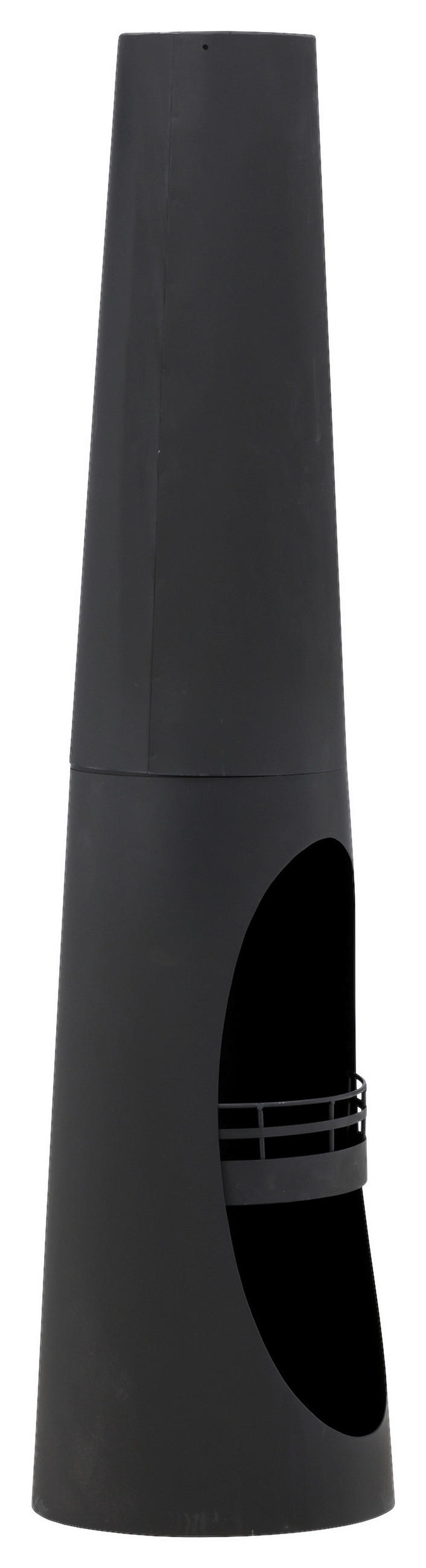 FEUERSTELLE  - Schwarz, KONVENTIONELL, Metall (33/135/33cm) - Gardenson