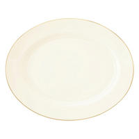 PLADENJ  Saphir Diamant Oro     35/28 cm        - krem barve, Basics, keramika (35/28cm) - Seltmann Weiden