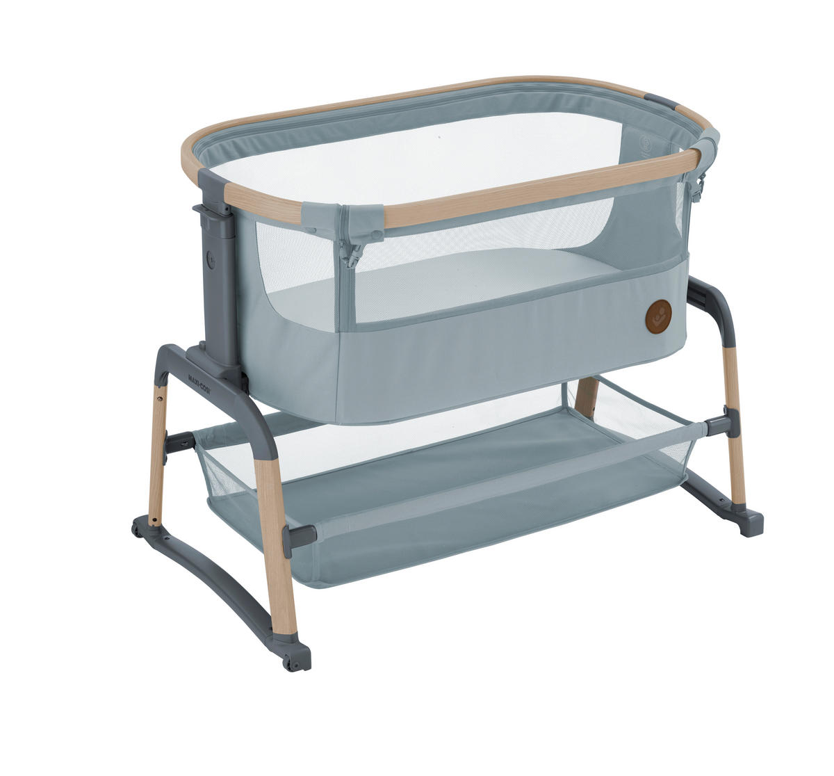 BEISTELLBETT Iora Air   - Hellgrau, Basics, Metall (55/74,5/93cm) - Maxi-Cosi