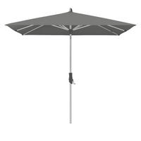 SONNENSCHIRM 250x200 cm Dunkelgrau  - Dunkelgrau/Silberfarben, Basics, Textil/Metall (250/200cm) - Glatz