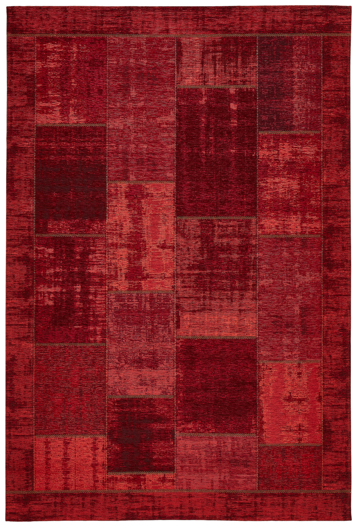 FLACHWEBETEPPICH 240/330 cm Dunkelrot  - Dunkelrot, Trend, Textil (240/330cm) - Novel