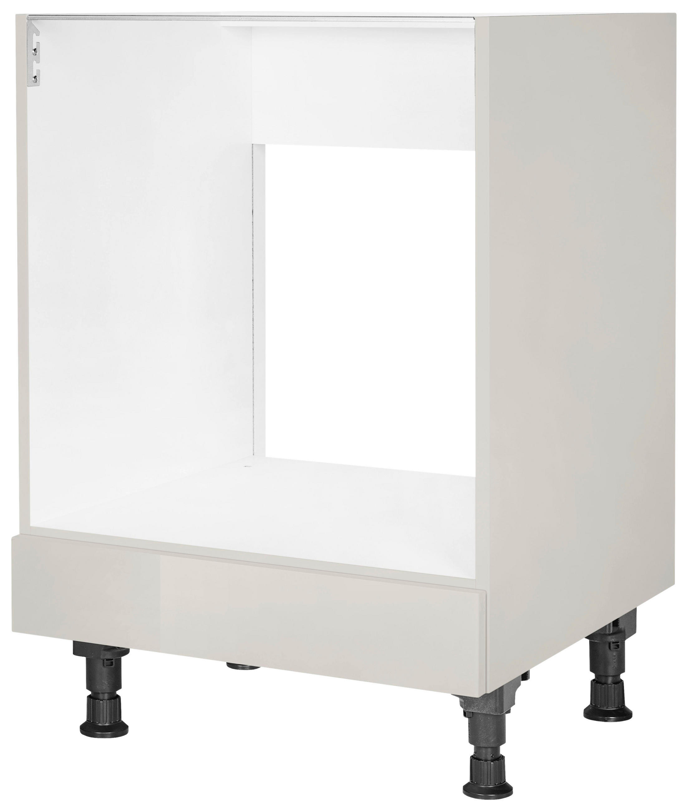 HERDUMBAUSCHRANK 60/87/56 cm in Hellgrau - Hellgrau, MODERN, Holzwerkstoff (60/87/56cm) - Nobilia