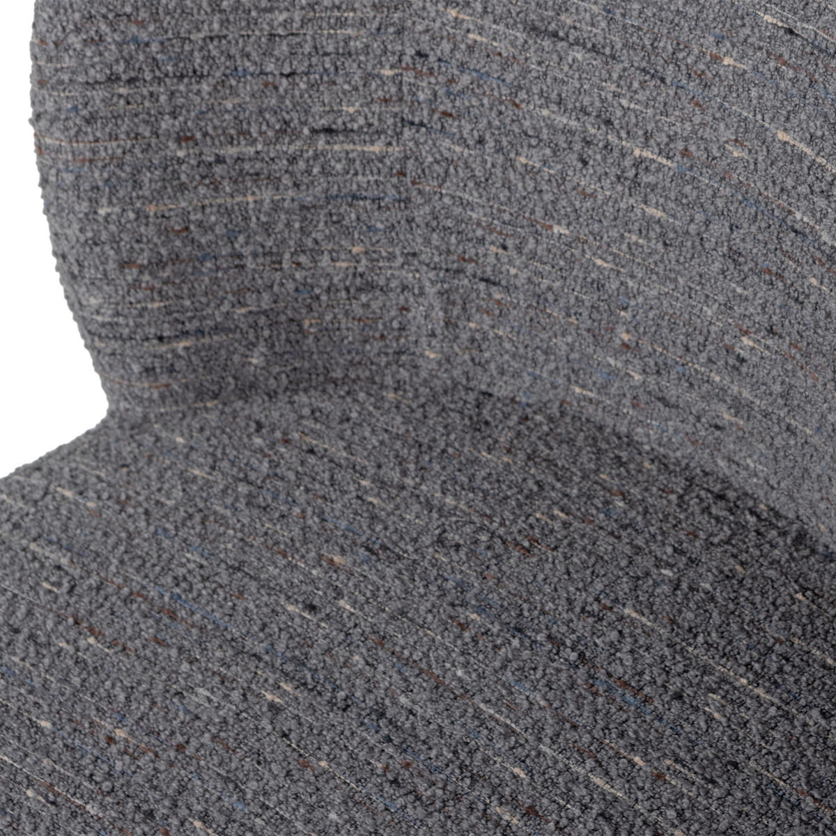 SESSEL in Webstoff Grau  - Schwarz/Grau, MODERN, Textil/Metall (74/75/65cm) - Livetastic