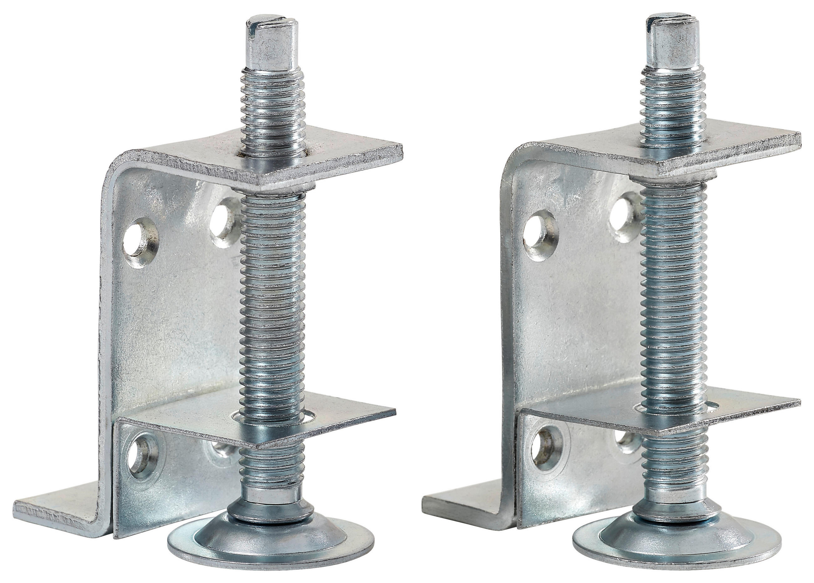 FUßSET 4/6/3 cm   - Silberfarben, Metall (4/6/3cm) - Hom`in