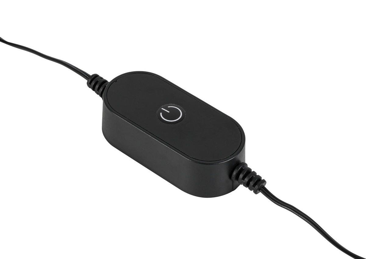 LED TRAKA - providno/crna, Trendi, plastika - Boxxx