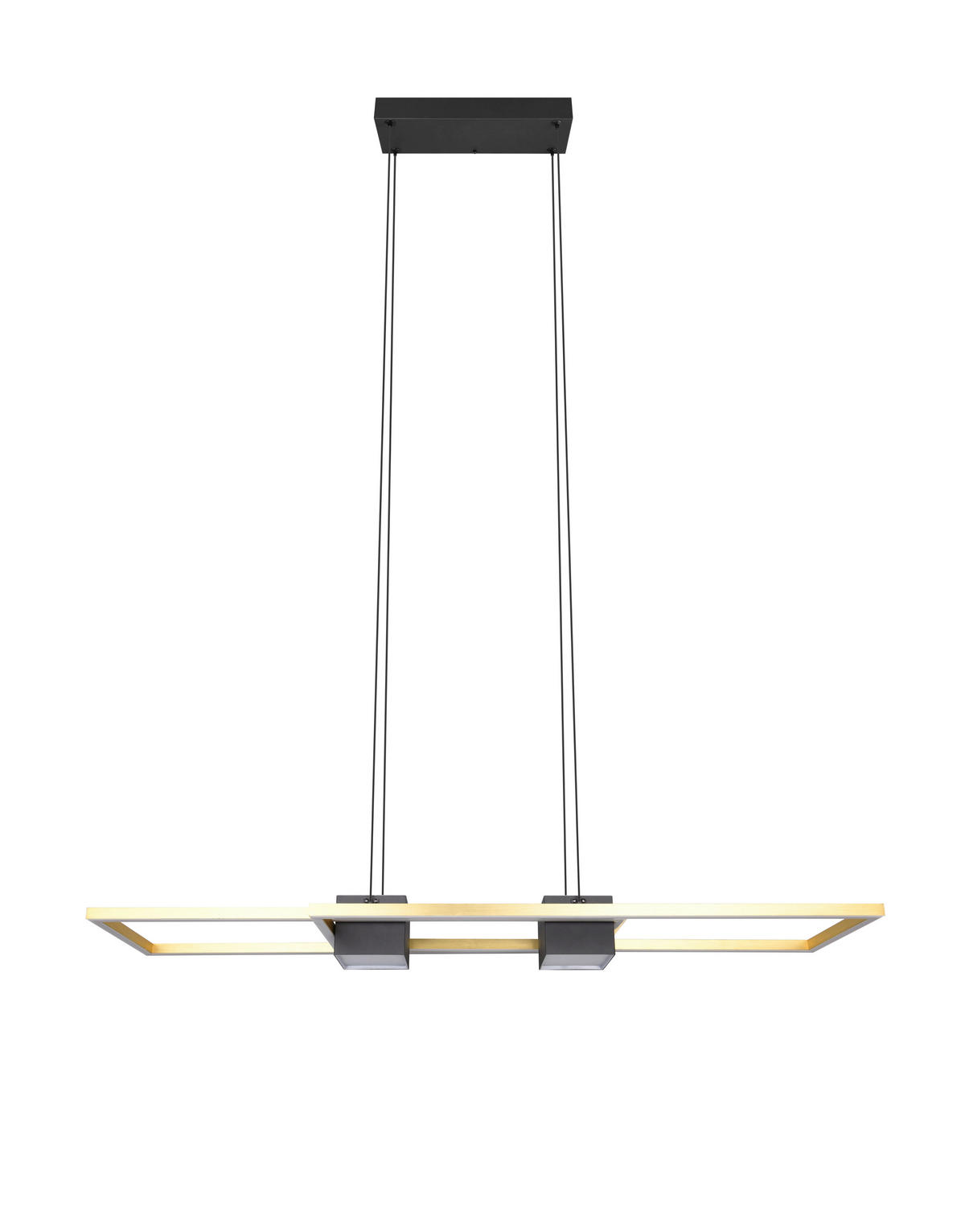 LED-HÄNGELEUCHTE 100/28/150 cm    - Messingfarben/Goldfarben, Design, Metall (100/28/150cm) - Trio Leuchten