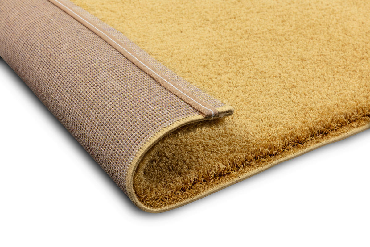 HOCHFLORTEPPICH 80/150 cm Salerno Goldfarben  - Goldfarben, Basics, Textil (80/150cm) - Novel