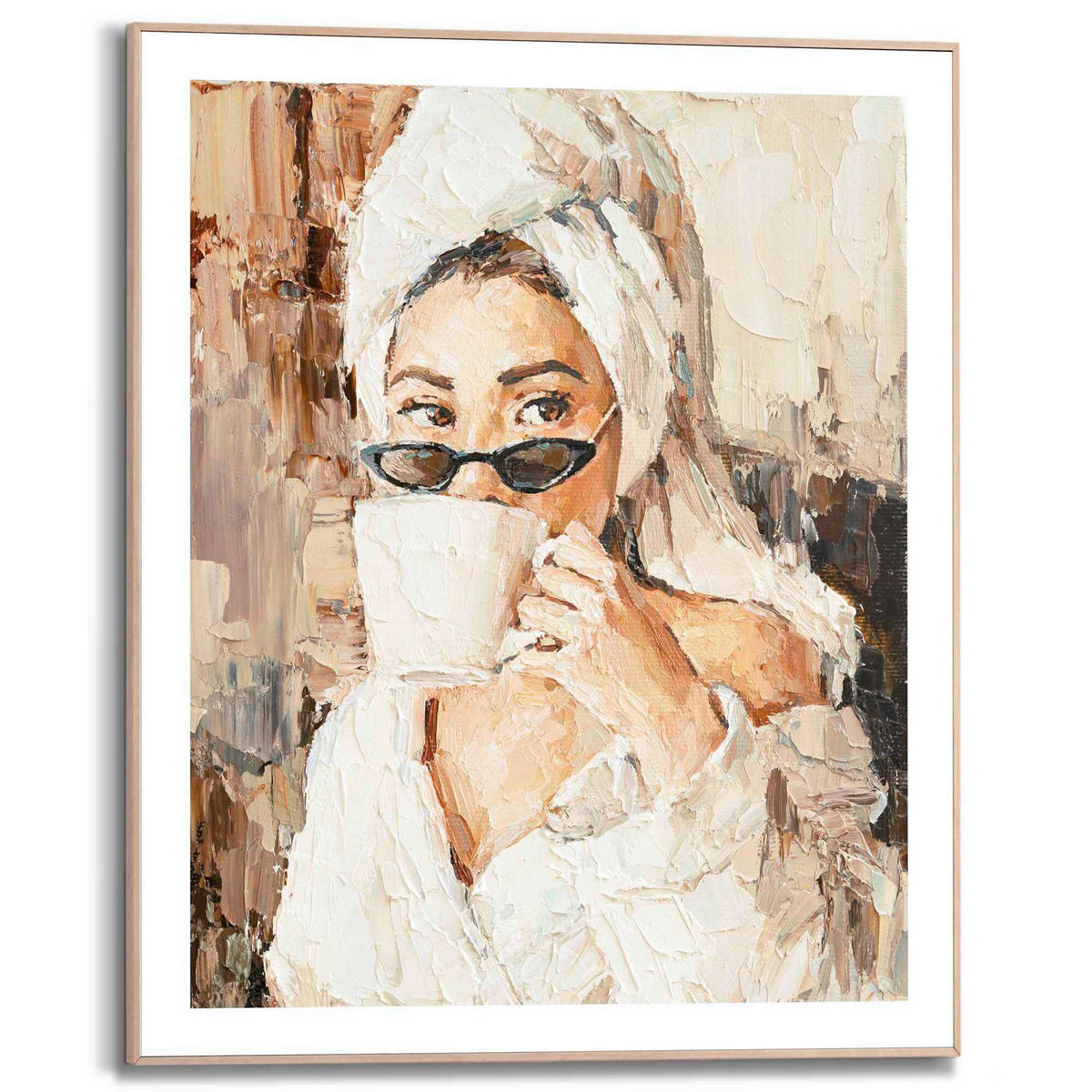 BILD 40/50 cm  - Beige, Trend, Holzwerkstoff (40/50cm) - Reinders!