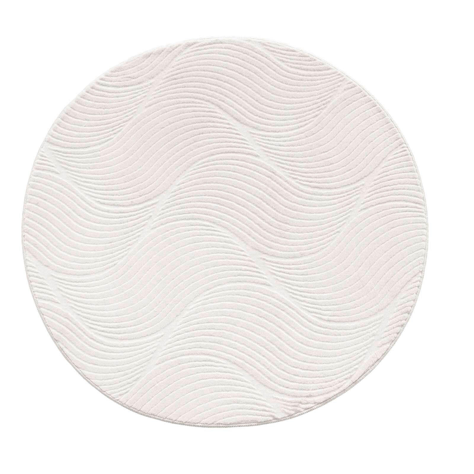 HOCHFLORTEPPICH 80 cm Stilo Creme  - Creme, Design, Textil (80cm) - Novel