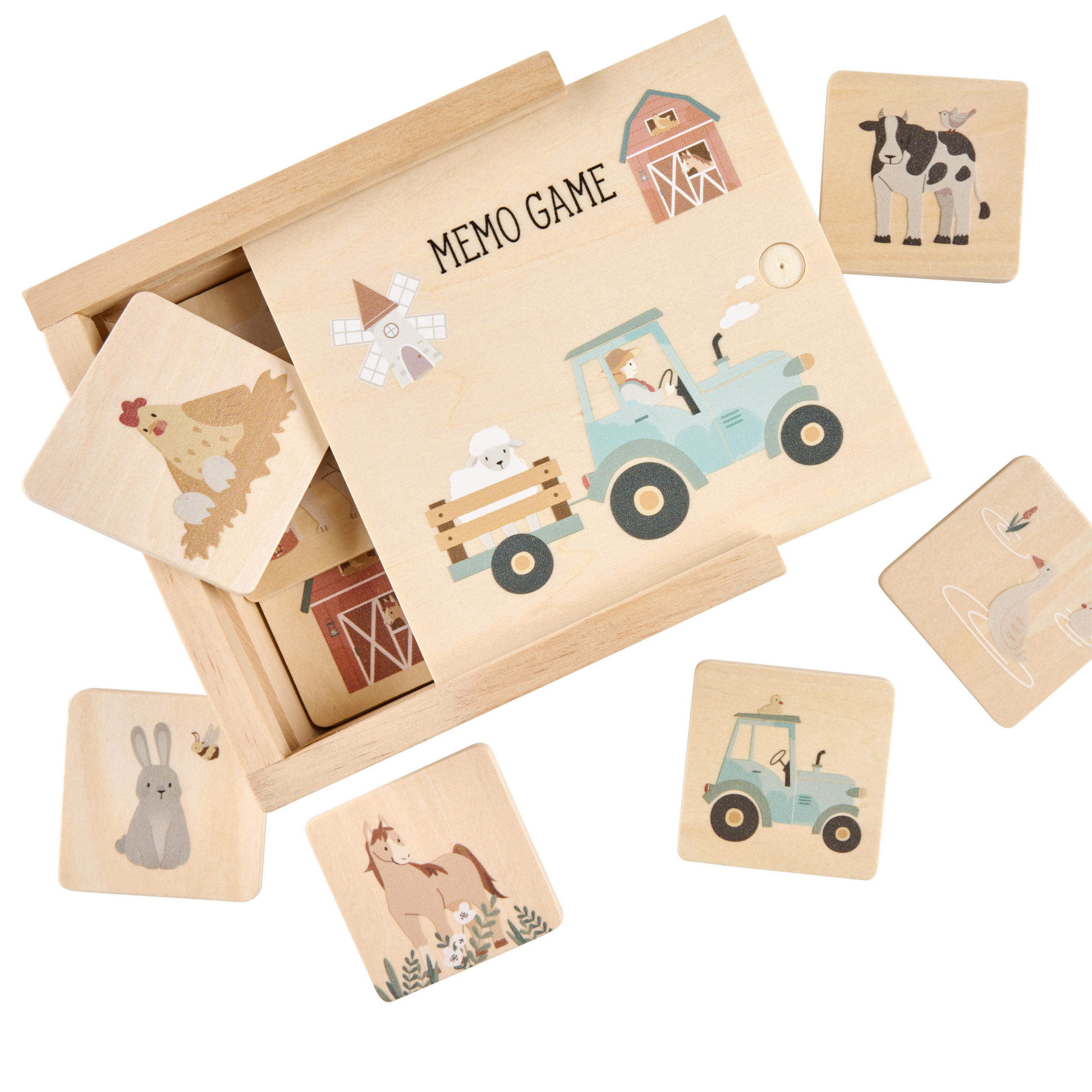 MEMORY  - Multicolor, Trend, Holz/Holzwerkstoff - Avelia