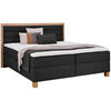 BOXBETT 180/200 cm  in Schwarz, Eiche Artisan  - Schwarz/Eiche Artisan, KONVENTIONELL, Holz/Holzwerkstoff (180/200cm) - Carryhome