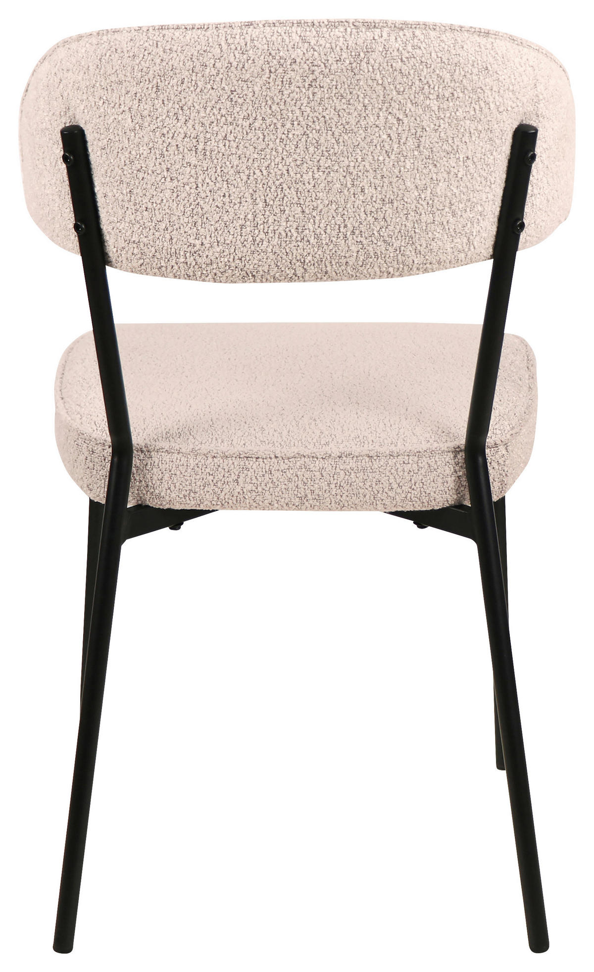 STOL, les, kovina, tekstil pink  - pink/črna, Design, kovina/tekstil (46/83,5/58cm) - Hom`in