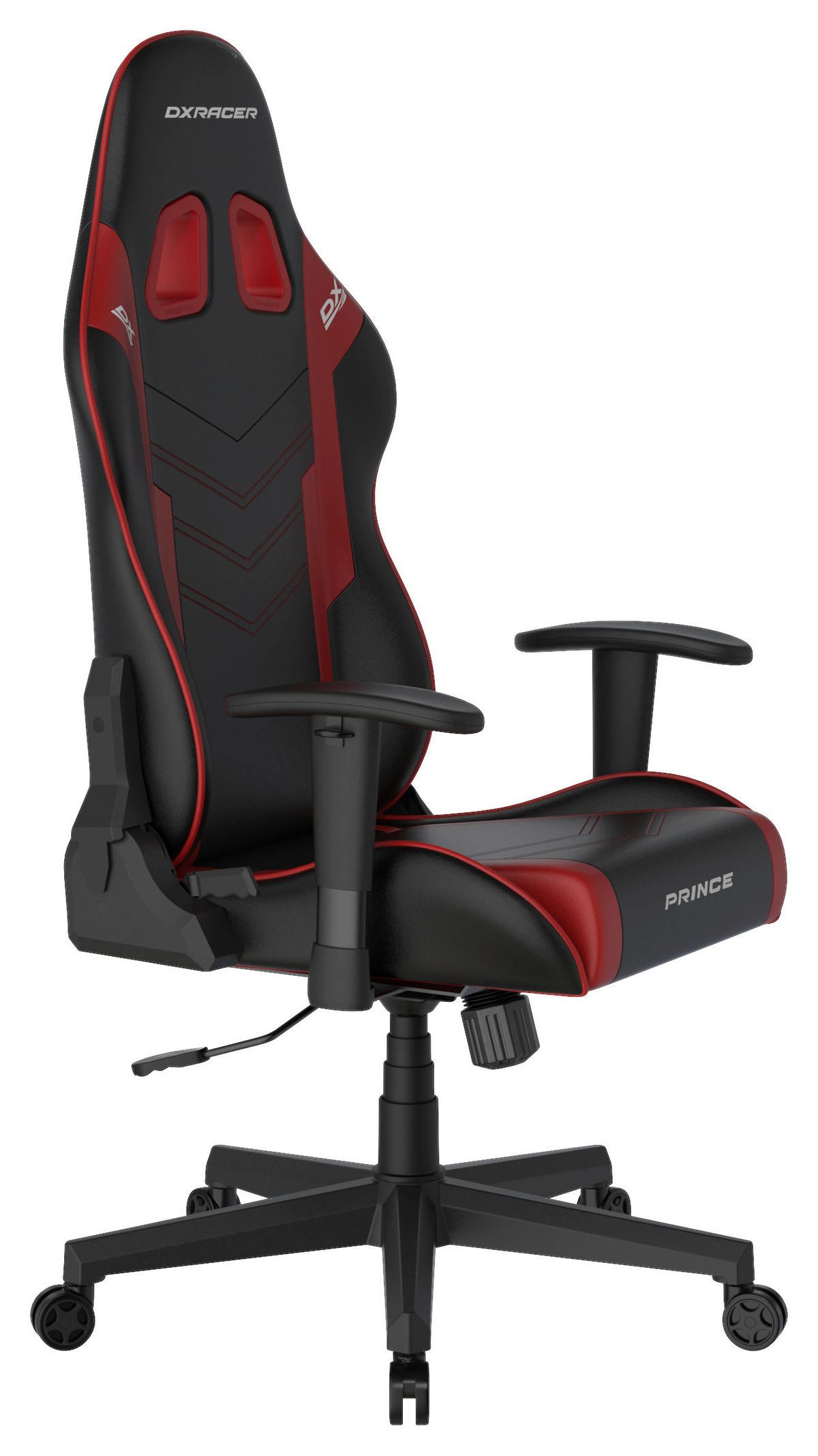 GAMINGSTUHL Rot, Schwarz Kunststoff, Textil   - Rot/Schwarz, MODERN, Kunststoff/Textil (67/126/67cm) - Dxracer