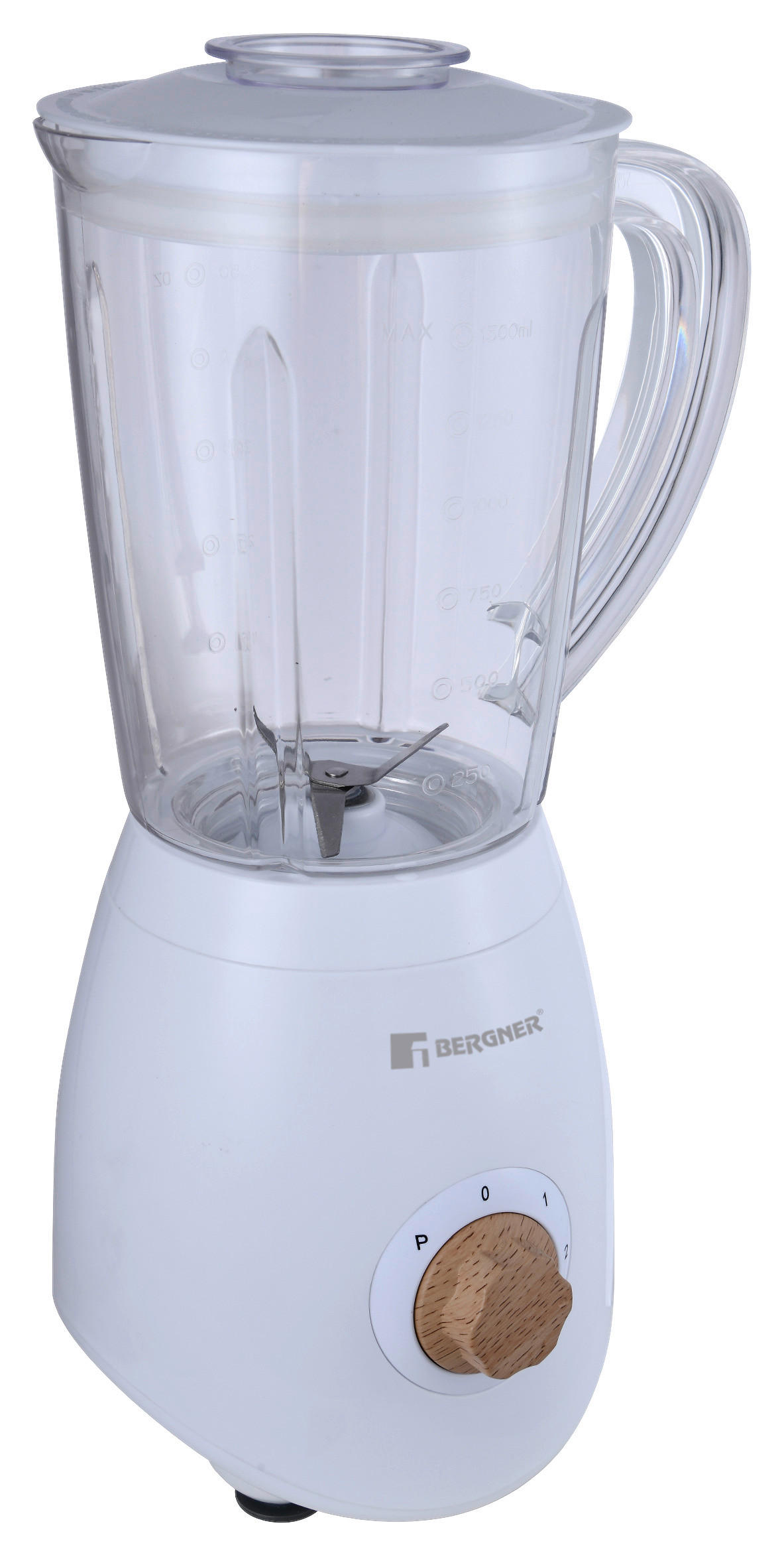 STANDMIXER  - Weiß, Basics, Kunststoff/Metall (38/16/18,5cm)