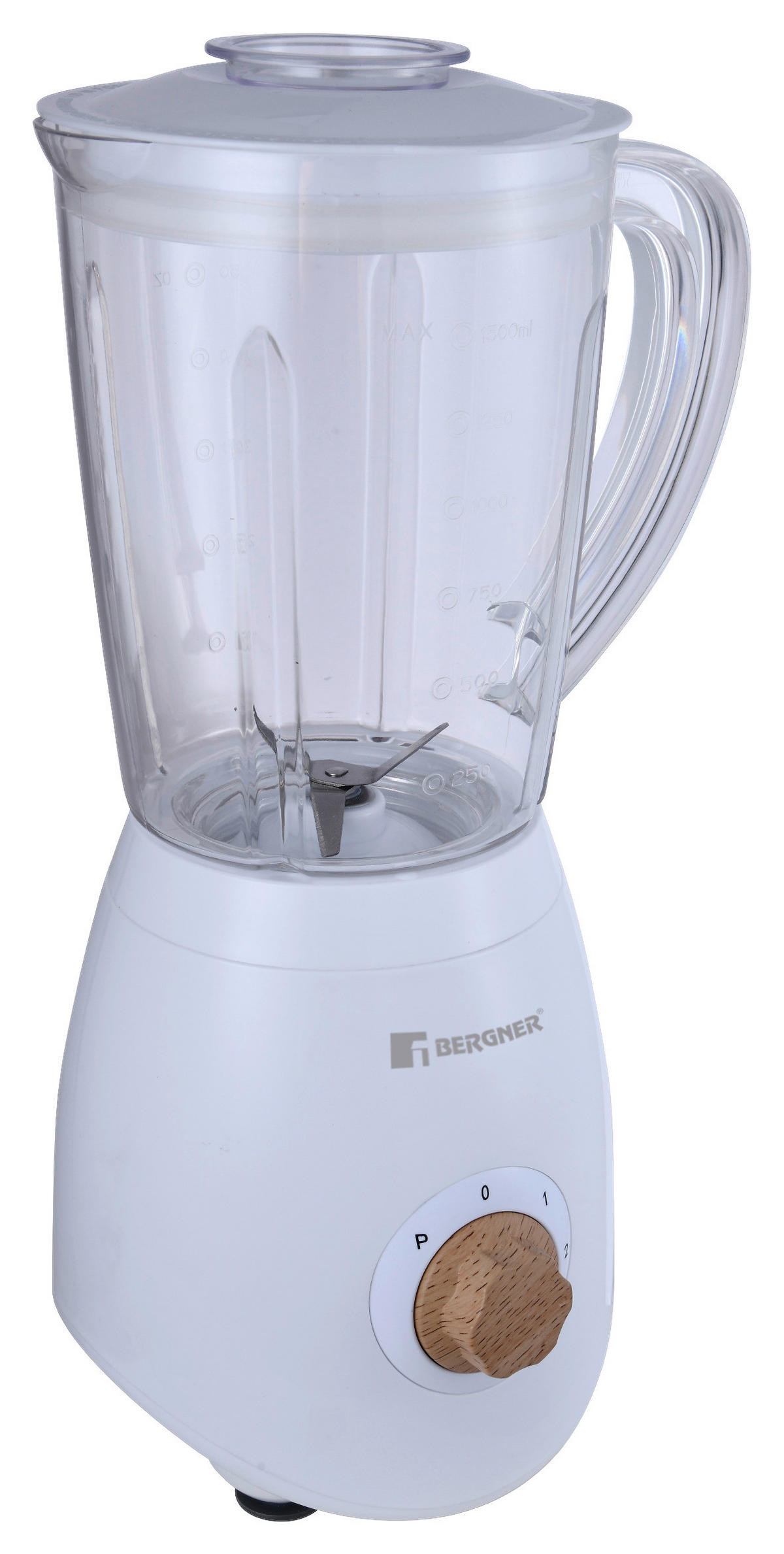 STANDMIXER  - Weiß, Basics, Kunststoff/Metall (38/16/18,5cm)
