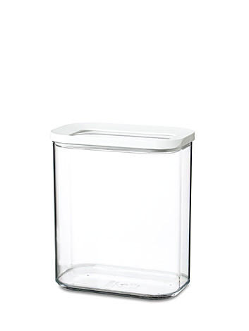VORRATSDOSE Modula 1,5 L  - Transparent/Weiß, Basics, Kunststoff (14,5/9/16,8cm) - Mepal