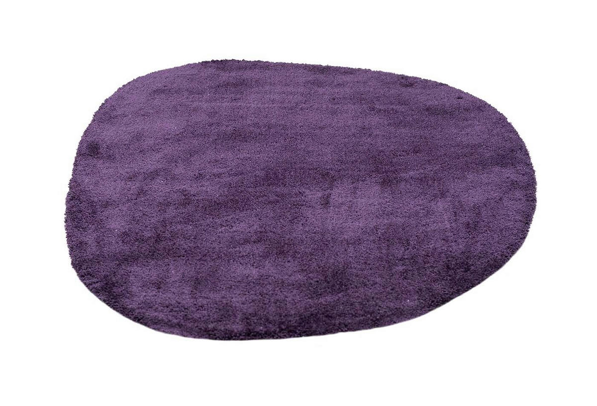 PREPROGA Z VISOKIM FLOROM Cozy  135/200 cm  taftano  lila  - lila, Basics, tekstil (135/200cm) - Tom Tailor