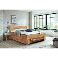 STAURAUMBETT 140/200 cm  in Eichefarben  - Eichefarben, Natur, Holz (140/200cm) - Livetastic