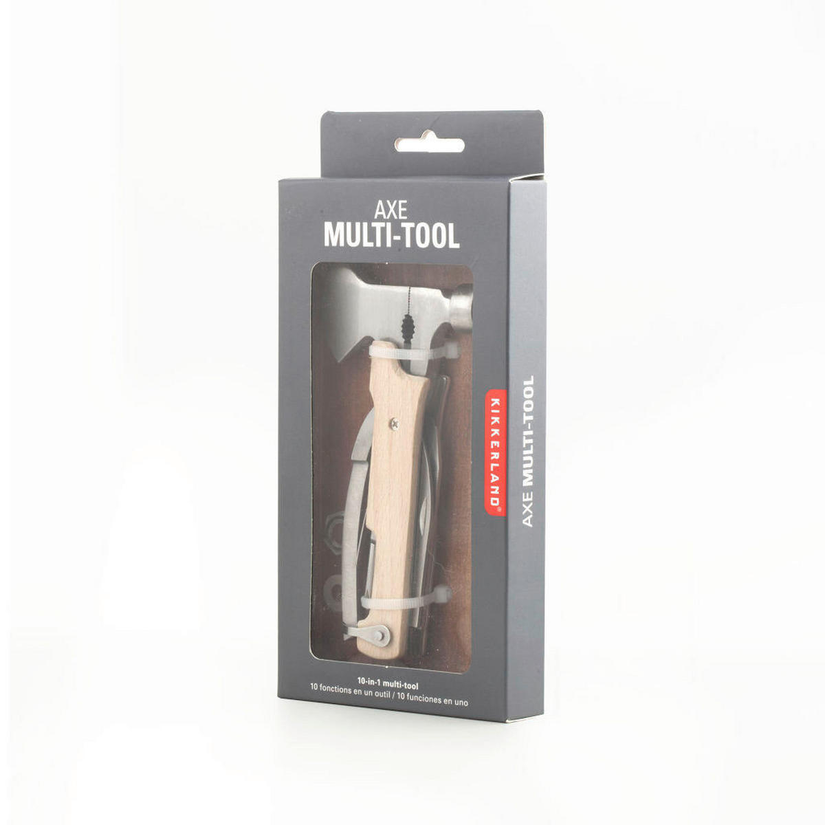 MULTIFUNKČNÉ NÁRADIE - farba buka, Basics, kov/drevo (10,5/2,5/22cm) - Kikkerland