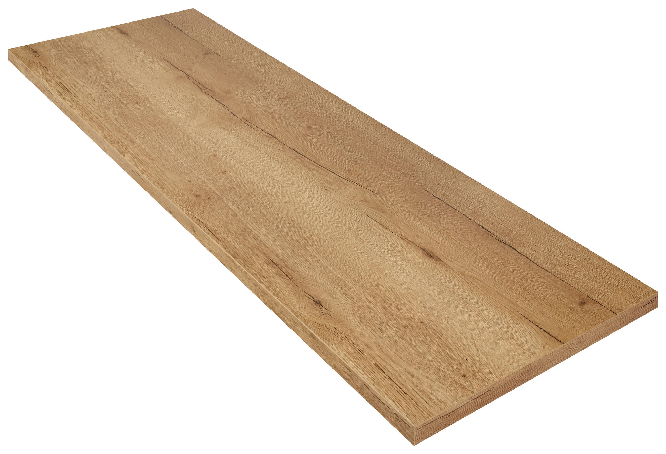 ARBEITSPLATTE  - Eichefarben, MODERN, Holzwerkstoff (180/60/4cm) - Nobilia